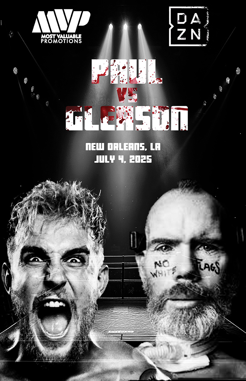 Combat sports fight poster design by Keaton Moore